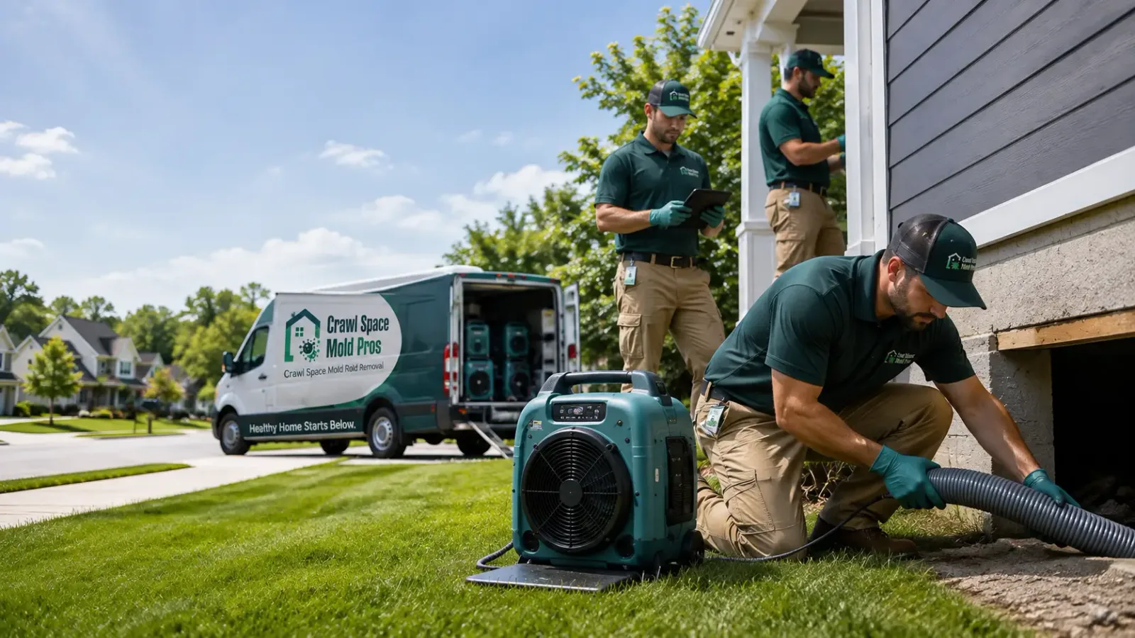 Crawl Space Mold Removal in Alexandria, OH